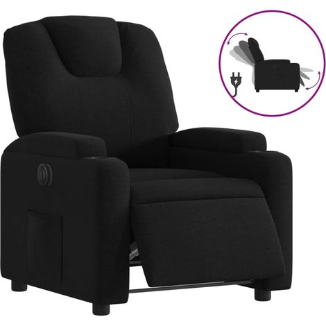 Maison Exclusive - Relaxsessel Elektrisch Schwarz Stoff