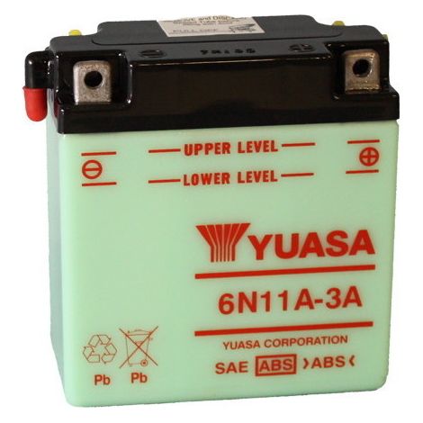 BATTERIA YUASA 6N11A-3A 6V 11 Ah