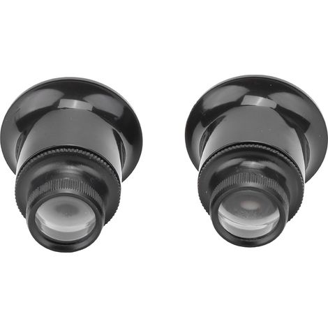 Lot de 2 loupes de réparation de montres, grossissement 20x, outil de loupe d'horloger