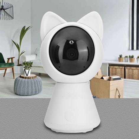 Moniteur panoramique/inclinable 1080p HD Caméra de sécurité domestique sans fil IP réseau IR pour intérieur (1/5)