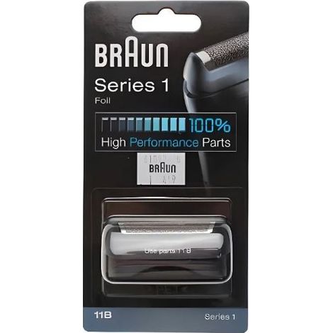 Braun - griglia di rasaio- seria 1 - 130 -11b , nera/ blu - 81392186 - 4210201074144