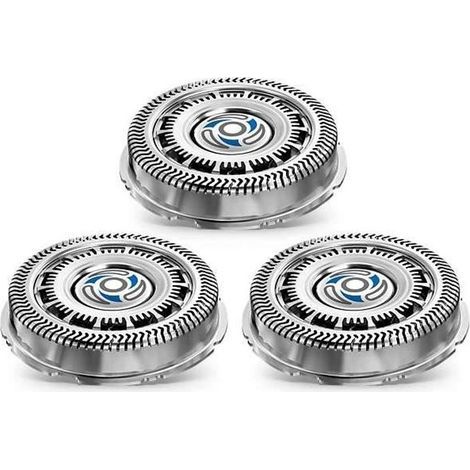 PHILIPS SH70/70 - Lot de 3 Têtes de rasoir Shaver Series 7000 et compatible SensoTouch 3D - lames GentlePrecision - SkinGlide (1/5)