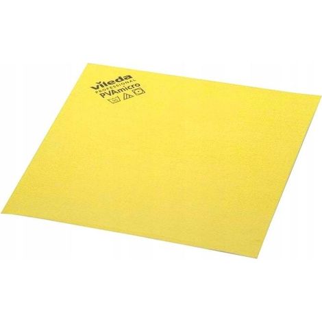 Lingette microfibre PVA Vileda jaune durable facile à rincer (1/3)