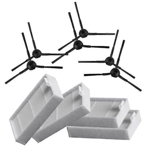 NALOOKAMIC Filtre HEPA à brosse latérale pour robots nettoyeurs Briciola 2711, 2712, 2713 et 2717 - Pièces et accessoires (1/4)