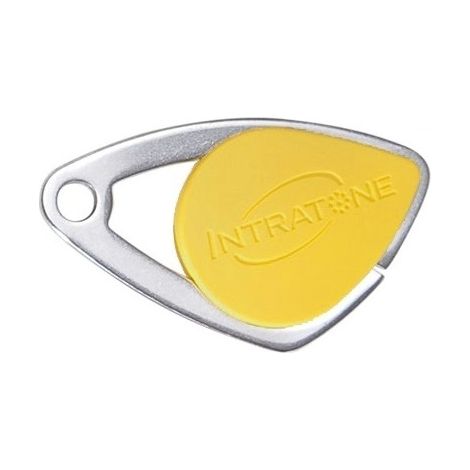 INTRATONE - Badge mifare de Proximité Intratone jaune 08-0105 - Sécurisé RFID  Étanche IP68  Accès Contrôlé pour Copropriétés et Immeubles  Programmation par Syndic uniquement