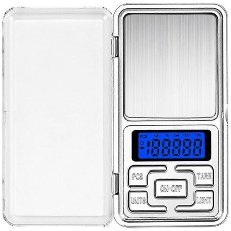 Portable Precision Digital Scale 0.01g x 200g, Mini Pocket Scale with Backlit LCD Display [BR] (1/4)