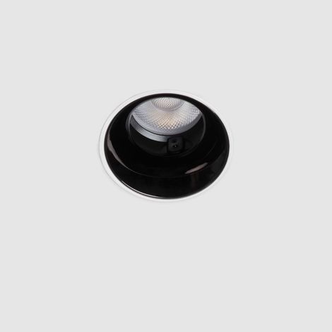 Downlight LED Circular Loop Corte Ø 55mm 4000K Estándar Negro 9 W Integrada