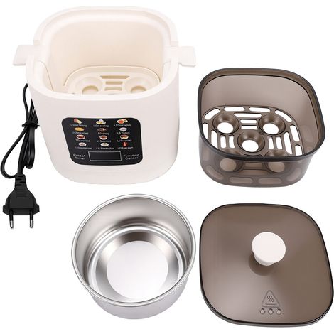 Cuiseur à œufs électrique multifonctionnel, panneau de commande tactile intelligent, arrêt automatique, braconnier bouilli (1/5)