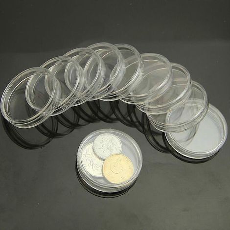 Runde Münzaufbewahrungsbox (35 mm) – Aufbewahrungsbox für kleine Gegenstände – Organizer für Geburtstage