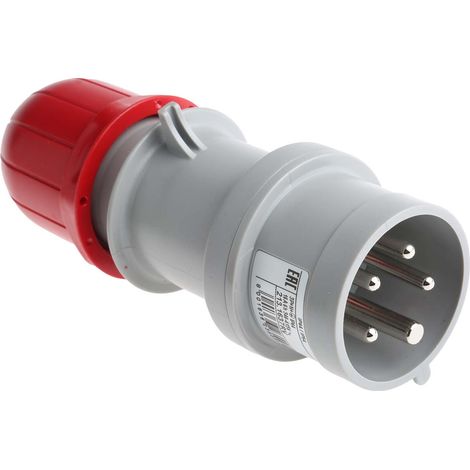 Adaptateur pour connecteur industriel Scame Mâle, 3P + N + E, 16A, 415 V, Montage sur câble ( Prix pour 1 )