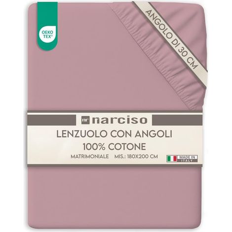Drap Housse 180x200 Bonnet 30 cm en 100% Coton, Draps Housses de Matelas 180 x 200, Linge de lit Respirant et Hypoallergénique (1/5)