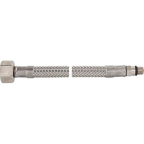 Tuyau flexible de raccord ecrou chapeau 3/8" x M 8, KTW-A 350 mm, nipple filete male court (1/2)