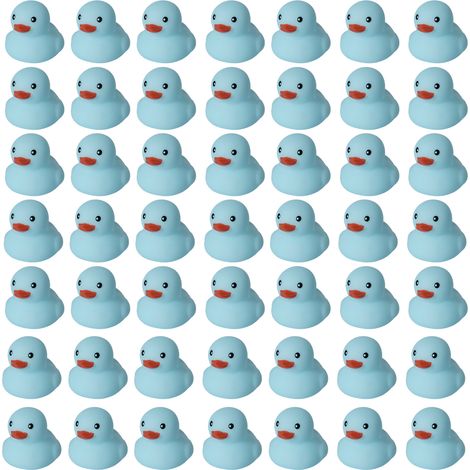 100 canards jaunes en peluche pour le bain et les éclaboussures, avec son cri de bébé, jouet pour piscine, salle de bain, boutique de thé au lait de canard, petit cadeau (1/5)