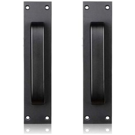 Poignée de porte coulissante noire pour cuisine/mobilier/armoire/armoire/poignée de tiroir pour foulards de porte de grange (1/5)
