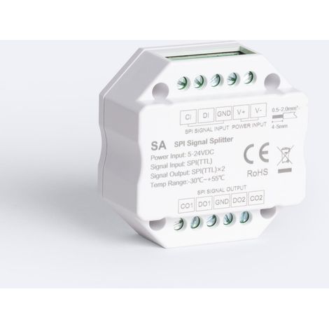 Splitter di Segnale RGB / RGBW - SPI - 5-24VDC RGBWIC