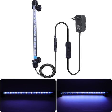 Lampe LED aquarium 28cm étanche – Éclairage SMD 5050 haute luminosité – IP68 pour immersion complète – 12V 4W à 18W (1/5)