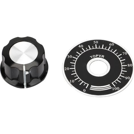 Potentiomètre MF A03, boutons moletés, capuchon de contrôle de volume, cadran numérique, plaque graduée (1/5)