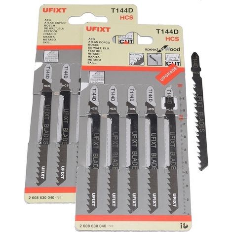 Jigsaw Blades T144D For High Speed Wood Cutting HCS 10 Pack Fits Makita (1/5)