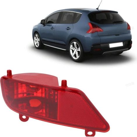 Auto-Nebelschlussleuchte, Ersatz-Autozubehör, kompatibel mit Peugeot 3008 5008 2009–2016 (links) (1/4)