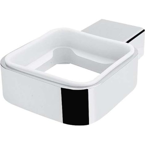 Nimco Kibo - Soporte para dosificador, vaso o jabonera, cromo Ki 14050X-26