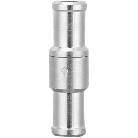 QORVA- Clapet anti-retour droit en aluminium, pour carburant, diesel, gaz, liquide, air, sens unique, anti-retour (12 mm) (1/5)