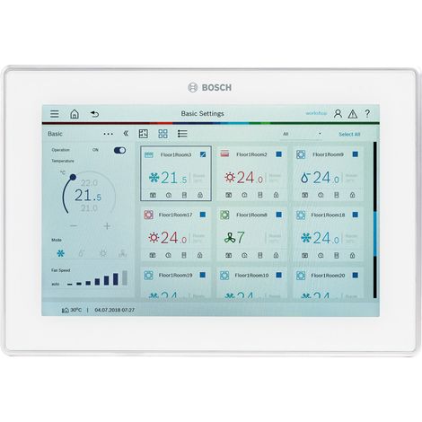 Typ ACC MT, bis 64 Inneneinheiten VRF-Zentralregler mit Touchscreen - 7733701822 von Buderus