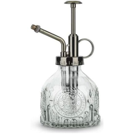 Flacon pulvérisateur en Verre, arrosoir Vintage de 6,5 \"de Haut avec Pompe supérieure, buse à Haute atomisation étanche pour Plantes de Jardin Fleur, Solutions de Nettoyage - Blanc (1/5)