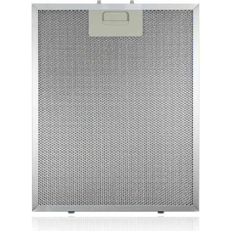 Filtre à graisse métallique universel pour hotte aspirante (argent. 320 x 260 mm) (1/5)