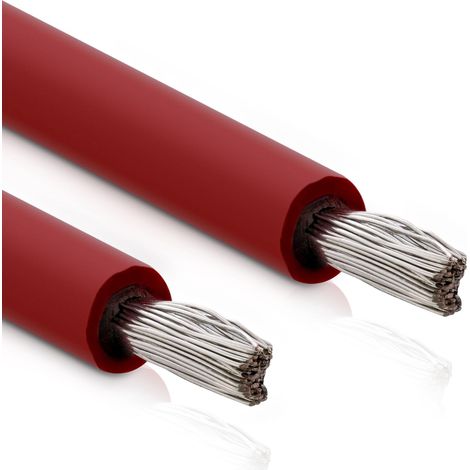 InLine Cavo solare 4 mm², 25 m, cavo di installazione, al metro, rosso, H1Z2Z2-K, fotovoltaico, resistente ai raggi UV e durevole, 94425R (1/5)