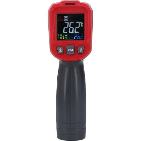 TDC601B Thermomètre industriel de précision, écran couleur haute définition, mesure multi-points de température d'objets, sans batterie (1/5)