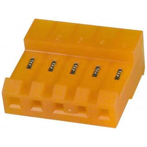 Connettore MTA 156 Femmina 5 Vie Arancione per cavo AWG 18