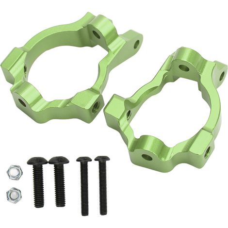 2 pièces porte-fusées en aluminium pour axe C pour LOSI Lasernut U4 Tenacity 1/10 véhicules tout-terrain (1/5)