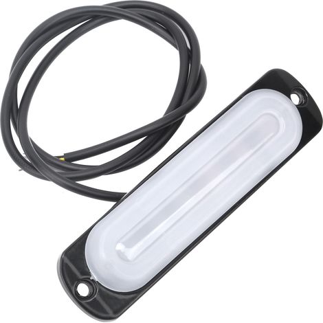 Feu de signalisation latéral clignotant 12 V à 6 LED, éclairage blanc et jaune, pour voiture et camion (1/5)