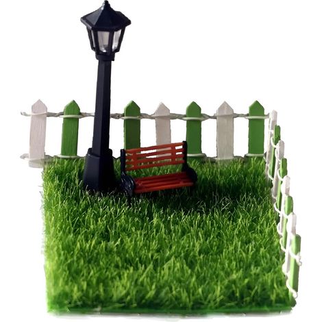 Rverbre avec jardin ferique miniature jardin ferique (1/5)