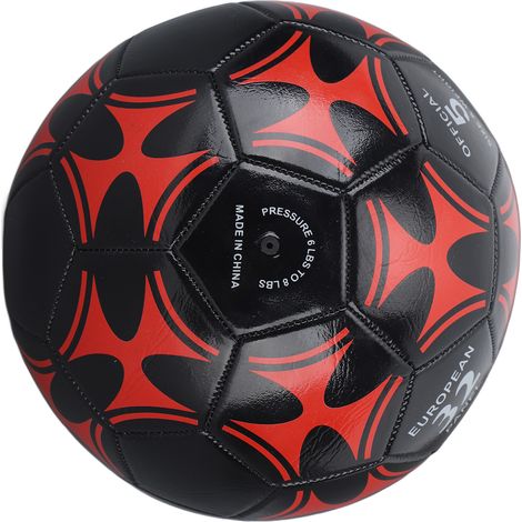 Ballon de football gonflable pour enfants, taille 5, idéal pour l'entraînement en extérieur. (1/5)