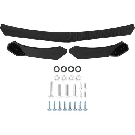 Accessori per attrezzature esterne, 1 paio di spoiler per paraurti posteriore, diffusore universale per paraurti posteriore per auto, spoiler, splitter per labbro (fibra di carbonio), accessori per au (1/4)