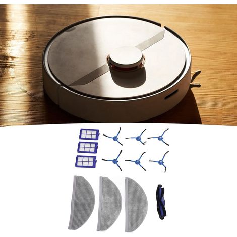 Kit di ricambi per robot aspirapolvere RoboVac X8 con spazzola principale, spazzola laterale, filtro e panno in ABS. (1/4)
