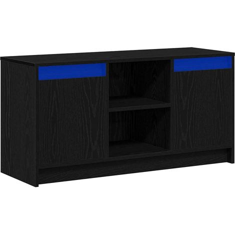 Maison Exclusive - TV-Einheiten Schwarz 100 x 34 x 50 cm Holzwerk