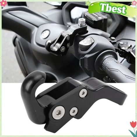 Tbest Crochet de bagage de moto Motorcycle Luggage Hook Folding Aluminum Alloy Strong Support for XMAX 300 125 auto siege Noire (1/5)