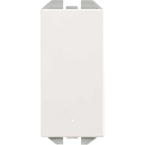 SIMON 270  Conmutador luminoso 10 AX estrecho negro mate 20001204-098 (1/2)