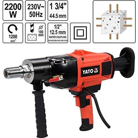 Yato YT-81980 taladro de diamante 2200 W negro y rojo