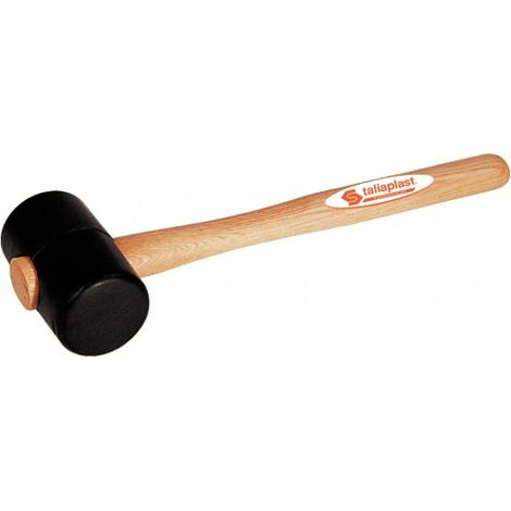 Maillet tonneau 50mm noir caoutchouc - Taliaplast