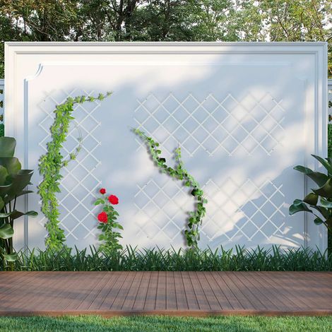 Set di tralicci estensibili per piante 180x90 cm confezione da 3