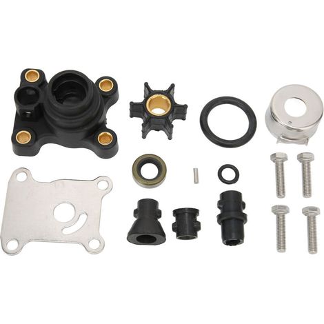 Kit di riparazione girante pompa acqua compatibile con motori fuoribordo Johnson da 9,9 CV e 15 CV, modelli dal 1974 in poi. (1/5)