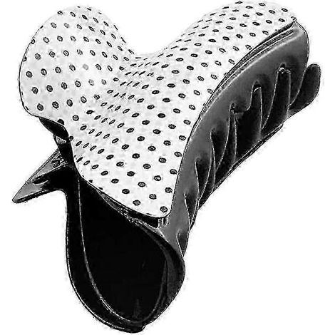 Große Haarklammern für Damen, Duschzubehör-White Dots (1/5)