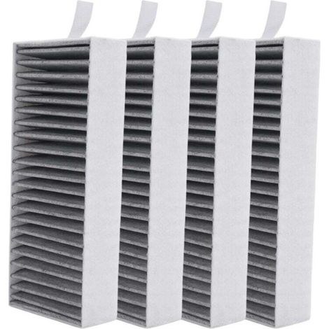 Filtre à Charbon Actif Compatible Hottes Aspirantes Modèles HZ9VRCR0 HEZ9VRUD0 17004796 17004806 Z821VR0 (1/4)