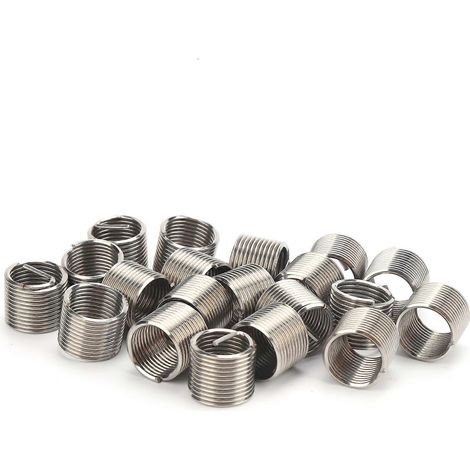 Kit de 20 douilles de réparation pour filetage M14x1,5x1,5D en acier inoxydable (1/2)