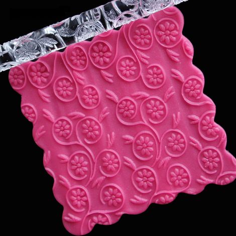 Hochwertiges Acryl-Nudelholz, Gebäck-Nudelholz, Fondant- und Knetmasse-Roller, DIY-Kuchen 27 (1/5)
