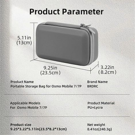 Étui de rangement rigide et simple pour téléphone portable 7/7P