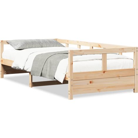 Maison Exclusive - Lit de jour sans matelas naturel 80x200 cm bois pin massif